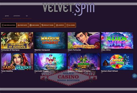 Velvet spin casino login